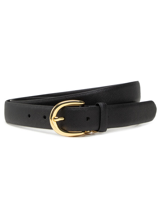 Lauren Ralph Lauren Pasek Damski Charm Classc 412802952004 Czarny
