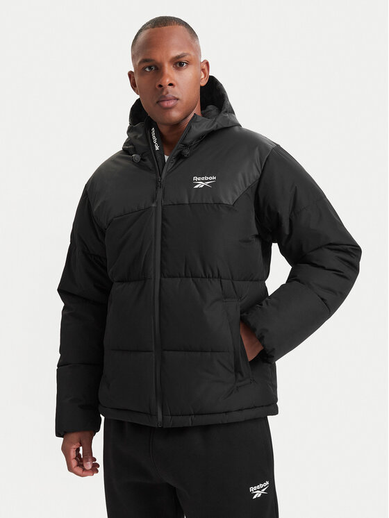 Reebok Kurtka zimowa RCC00084 Czarny Regular Fit