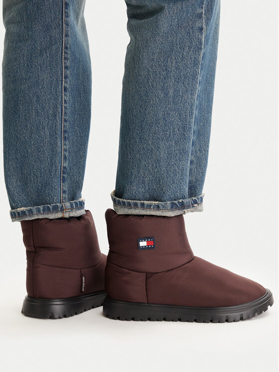 Tommy Jeans Śniegowce Tjw Snow Boot EN0EN02823 Brązowy