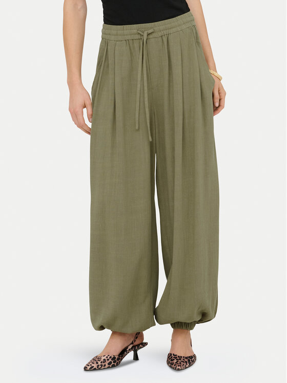 ONLY Spodnie materiałowe Siesta 15373197 Khaki Regular Fit
