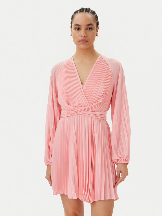 TWINSET Sukienka koktajlowa 251TP2334 Różowy Loose Fit