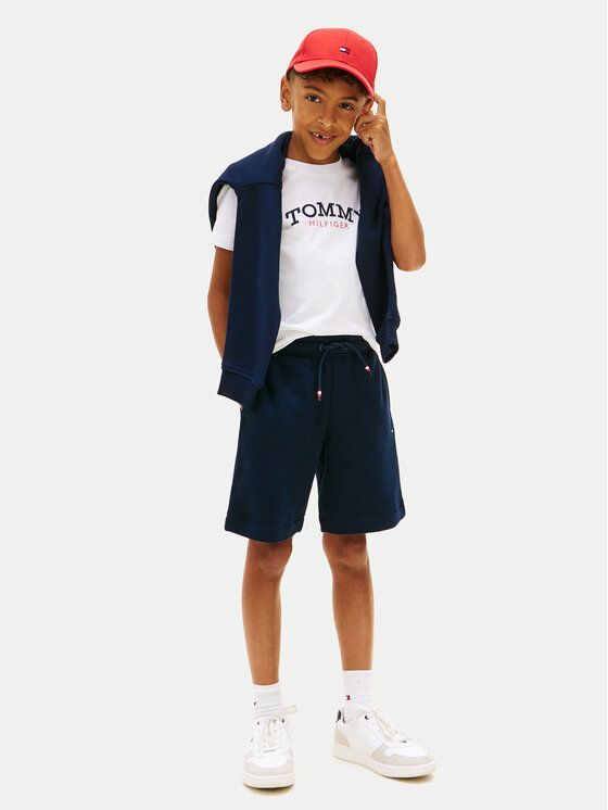 Tommy Hilfiger T-Shirt KB0KB10290 Biały Regular Fit