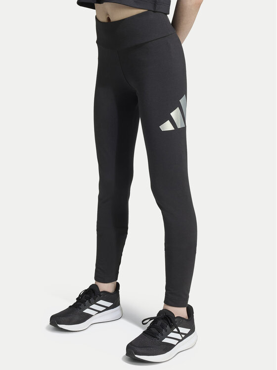 adidas Legginsy Everyday Glam JN2228 Czarny Slim Fit