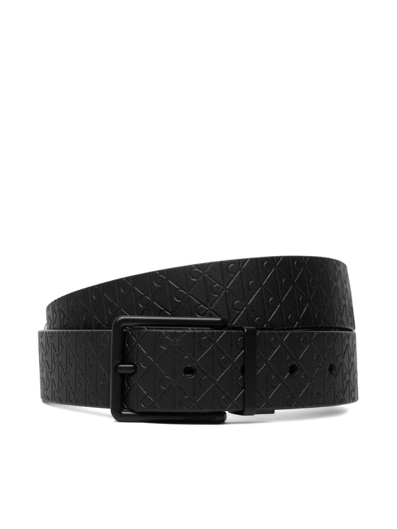 Calvin Klein Pasek Męski LV04D7063G Czarny
