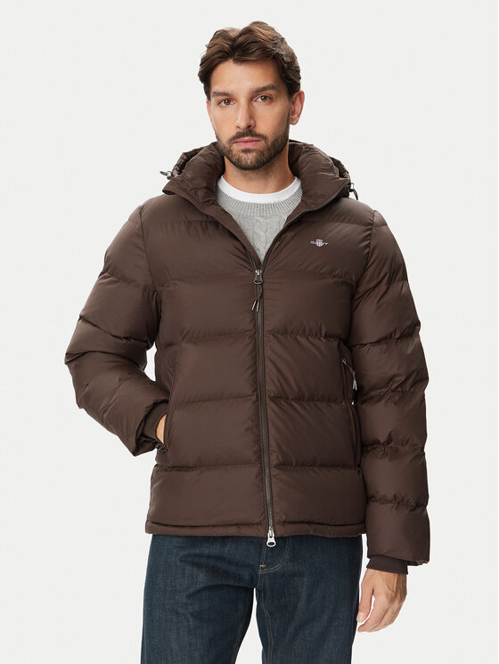 Gant Kurtka zimowa Active Cloud 7006661 Brązowy ciemny Regular Fit