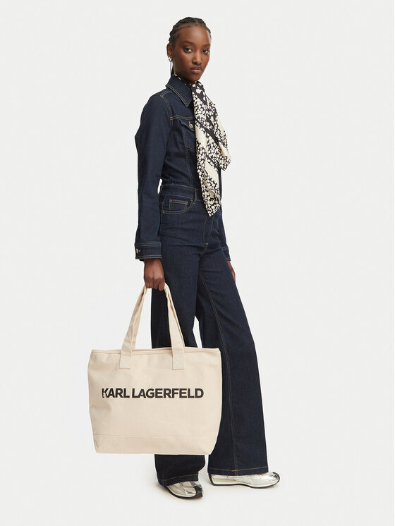 KARL LAGERFELD Torebka B2W50099 Kremowy