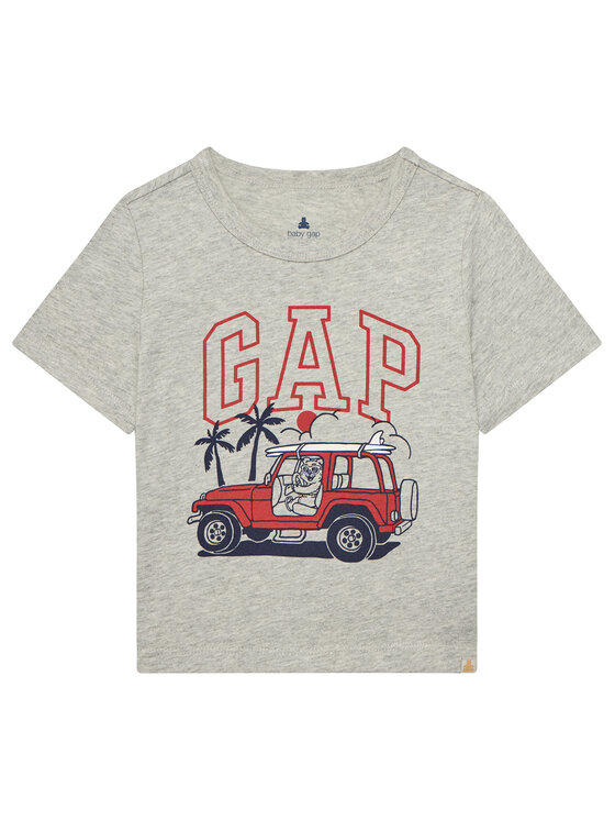 Gap T-Shirt 779639-00 Szary Regular Fit