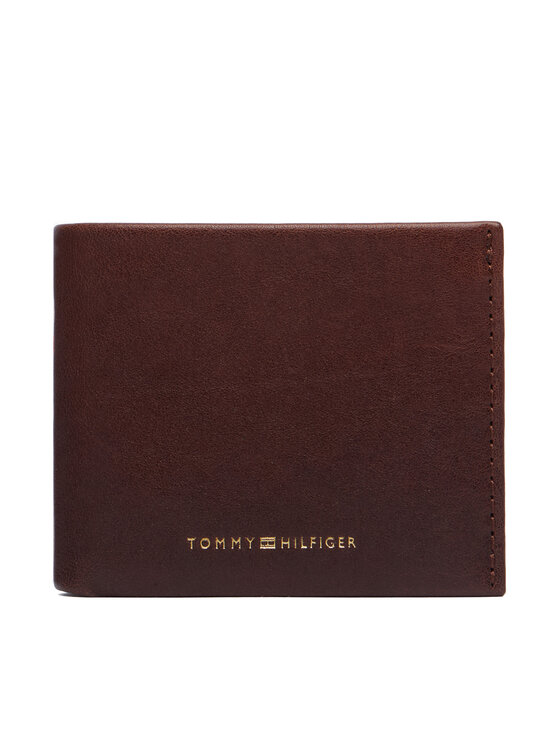 Tommy Hilfiger Portfel Th Seasonal Mini Cc Wallet AM0AM14799 Brązowy