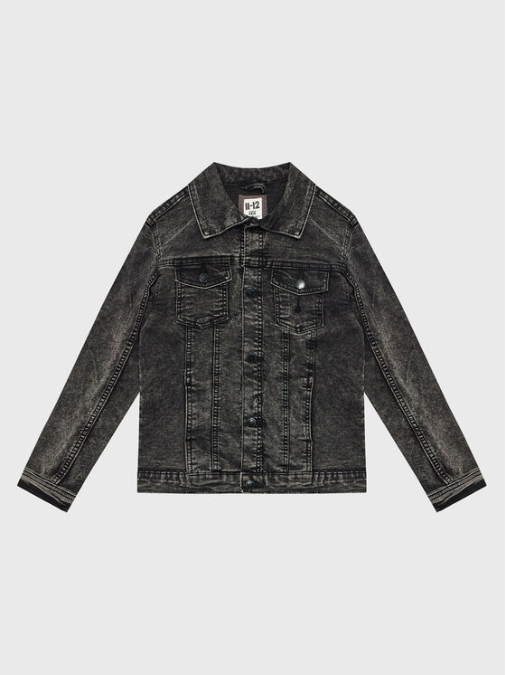 Cotton On Kids Kurtka jeansowa 7343315 Czarny Regular Fit