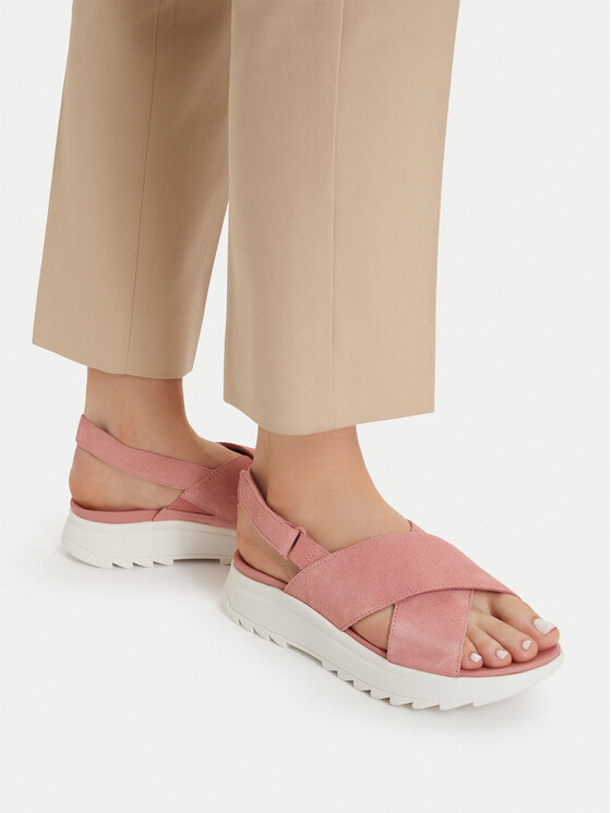 Clarks Sandały DashLite Wish 26186582 Różowy