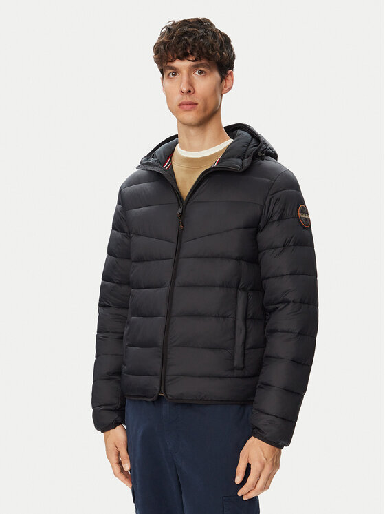 Napapijri Kurtka przejściowa Aerons H 4  NP0A8B9K Czarny Regular Fit