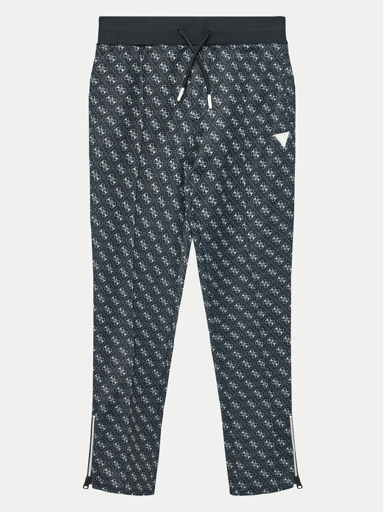 Guess Spodnie dresowe L4YQ18 FL04Q Czarny Relaxed Fit