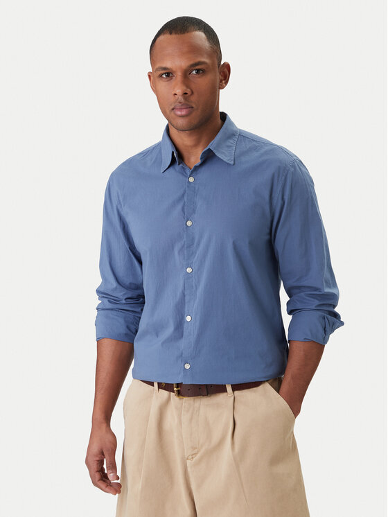 Guess Koszula F6GH02 WN861 Niebieski Regular Fit