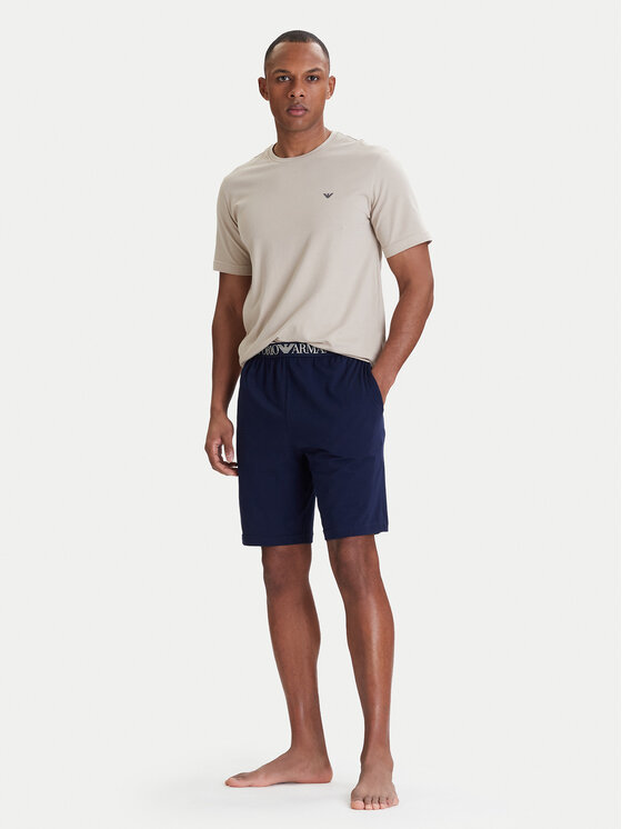 Emporio Armani Underwear Piżama EM000400 AF18881 M1143 Kolorowy Regular Fit
