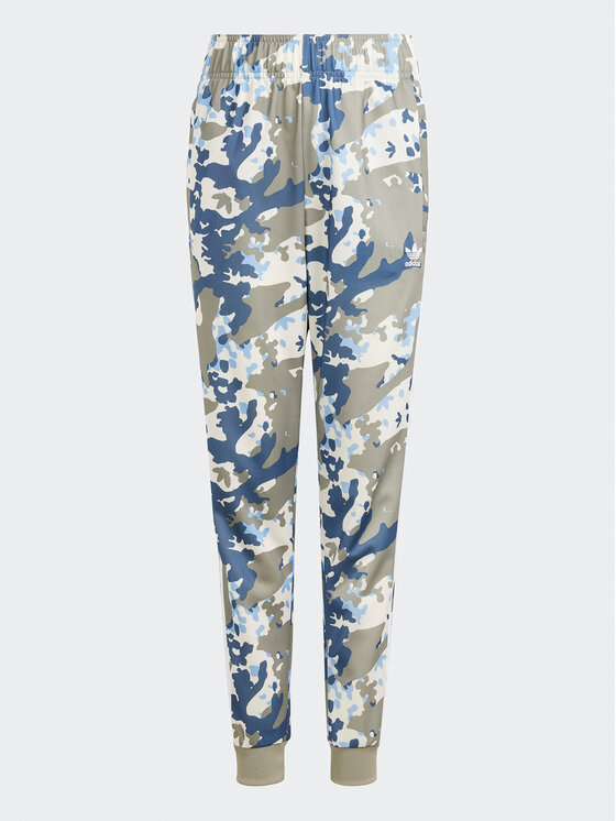 adidas Spodnie dresowe Camo SST IR7722 Zielony Regular Fit