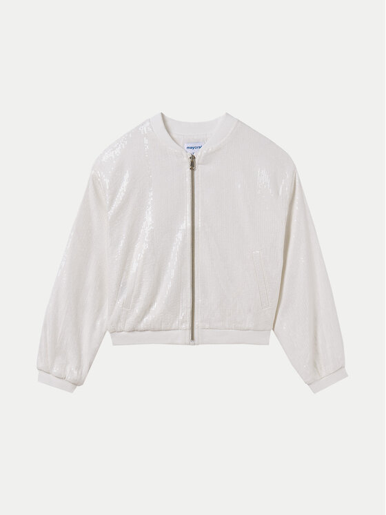 Mayoral Kurtka bomber 6403 Écru Regular Fit
