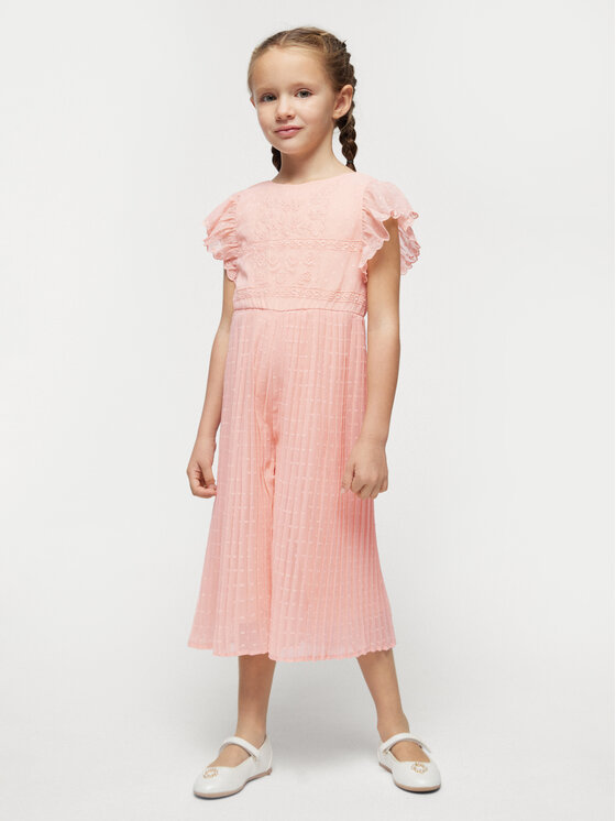 Mayoral Kombinezon 03855 Różowy Slim Fit