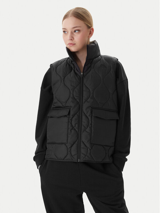Kappa Bezrękawnik 37278DW Czarny Regular Fit