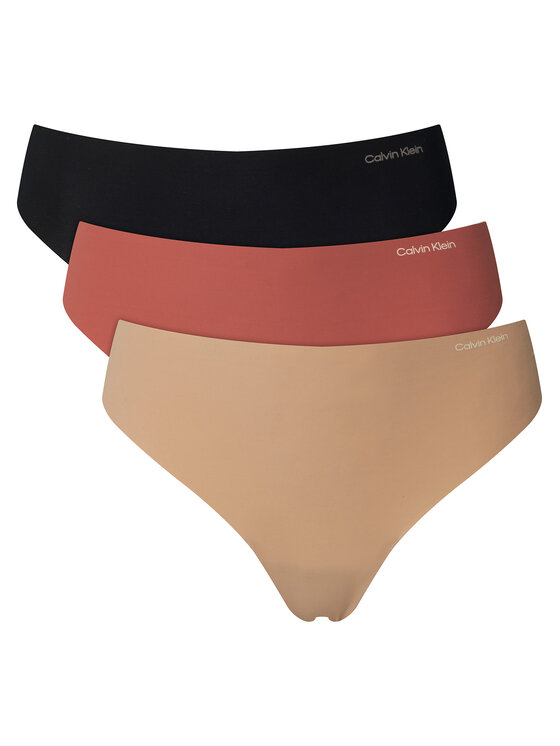 Calvin Klein Underwear Komplet stringów 000QD3558E Kolorowy