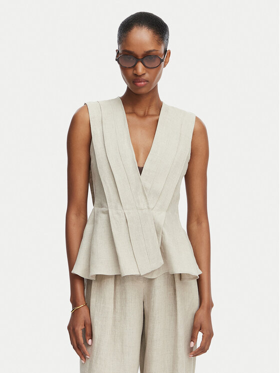 Marella Bluzka Vallo 2613161042 Beżowy Regular Fit
