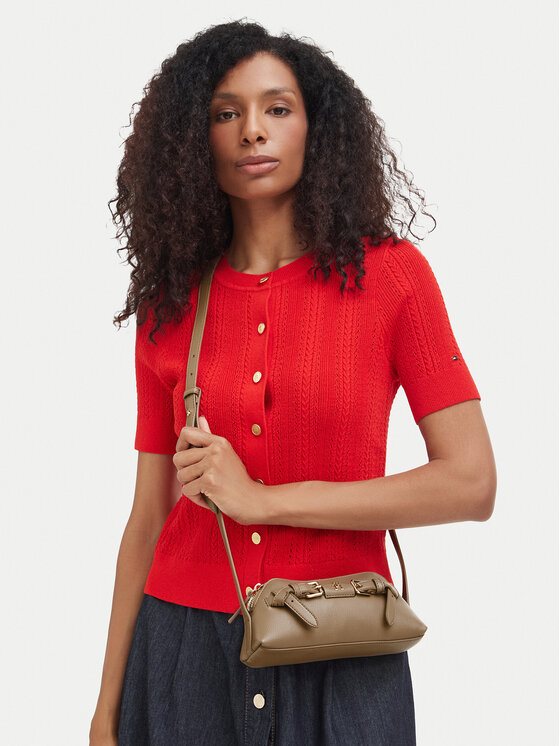 Tommy Hilfiger Torebka Th Buckle  AW0AW19511 Beżowy