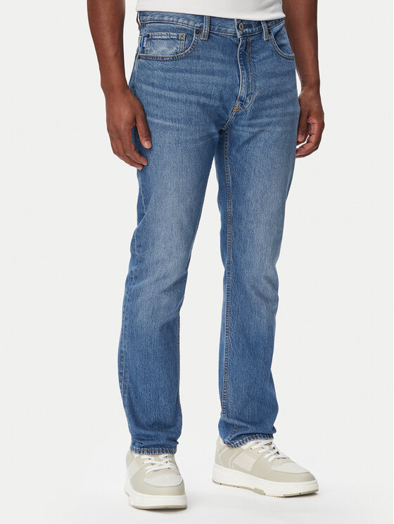 HUGO Jeansy Ash 50563469 Niebieski Slim Fit