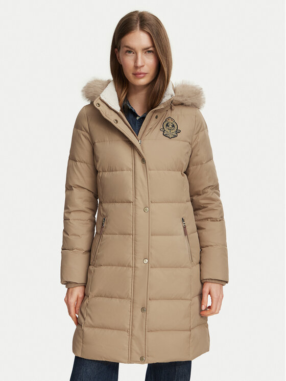 LAUREN RALPH LAUREN Kurtka puchowa 297P23455003 Beżowy Regular Fit