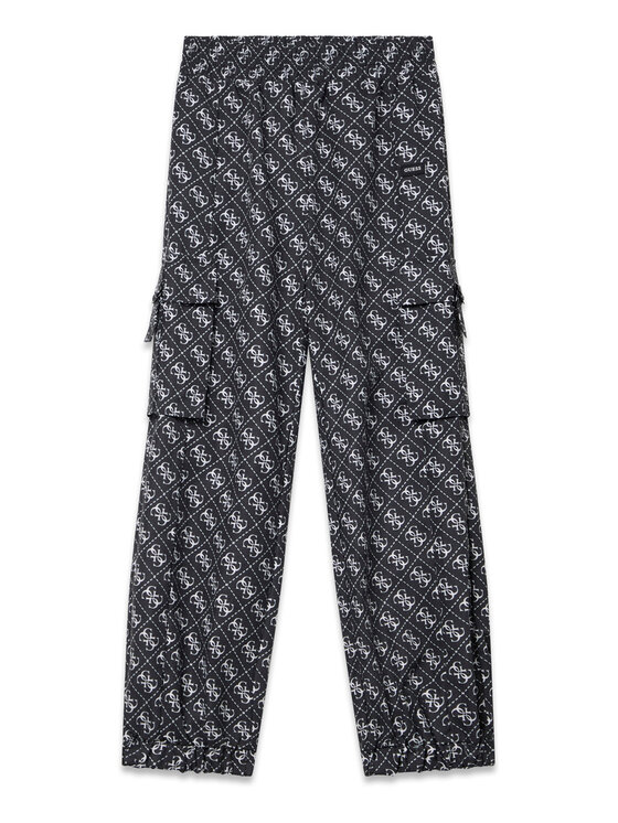 Guess Spodnie cargo J6RB03 WH2K0 Czarny Cargo Fit