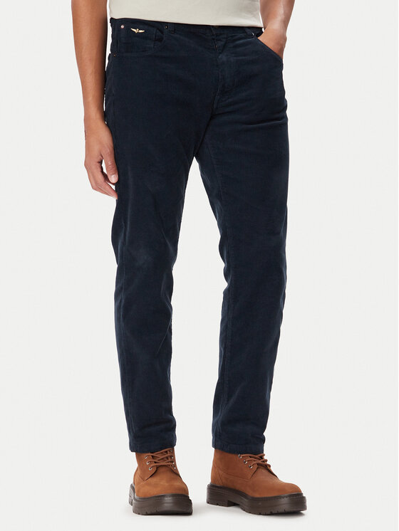 Aeronautica Militare Jeansy 262PJ0216UCT04391 Granatowy Straight Leg
