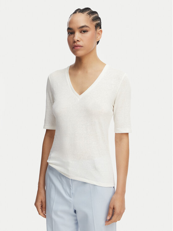 Weekend Max Mara Bluzka Opzione 2615941042 Biały Regular Fit