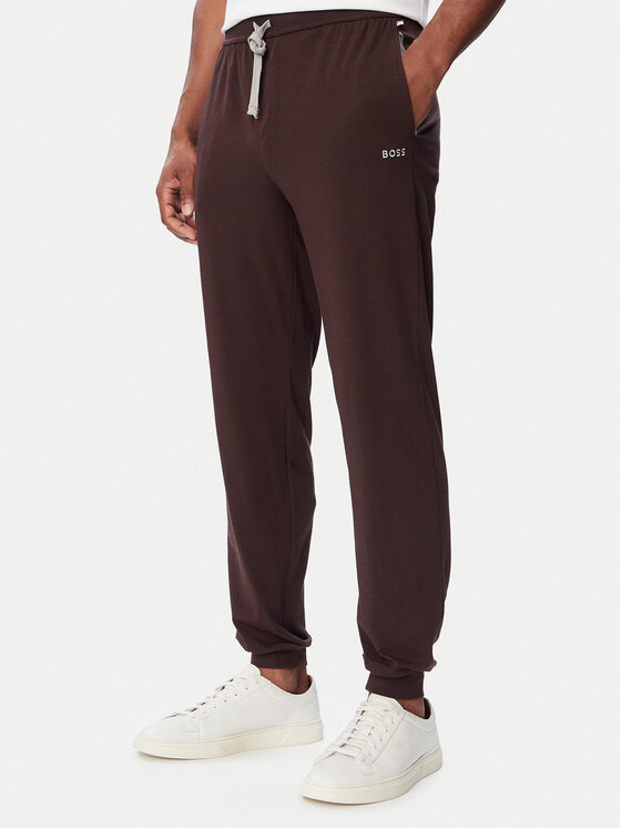 BOSS Spodnie dresowe Mix&Match 50515305 Brązowy Regular Fit