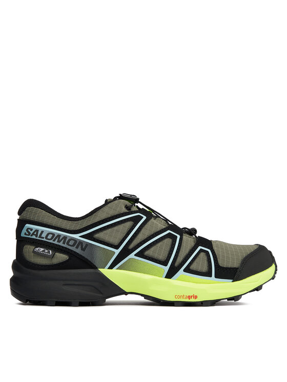Salomon Buty do biegania Speedcross Climasalomon™ Waterproof L47278900 Zielony