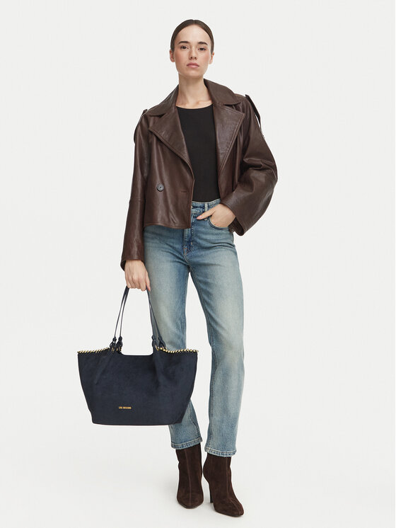 LOVE MOSCHINO Torebka JC4220PP0PKF175A Granatowy