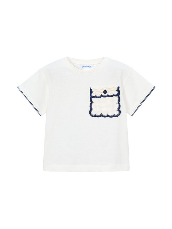 Mayoral T-Shirt 3013 Écru Regular Fit
