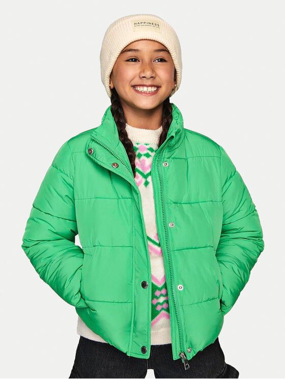 Kids ONLY Kurtka zimowa 15325707 Zielony Regular Fit