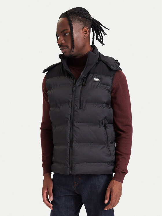 KARL LAGERFELD Kamizelka 505023 564596 Czarny Regular Fit