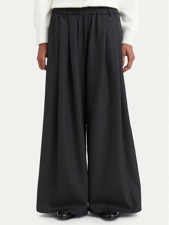 Nautica Spodnie materiałowe 62SPDD1403 Czarny Wide Leg