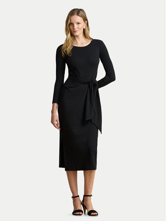 LAUREN RALPH LAUREN Sukienka codzienna 200973598004 Czarny Regular Fit