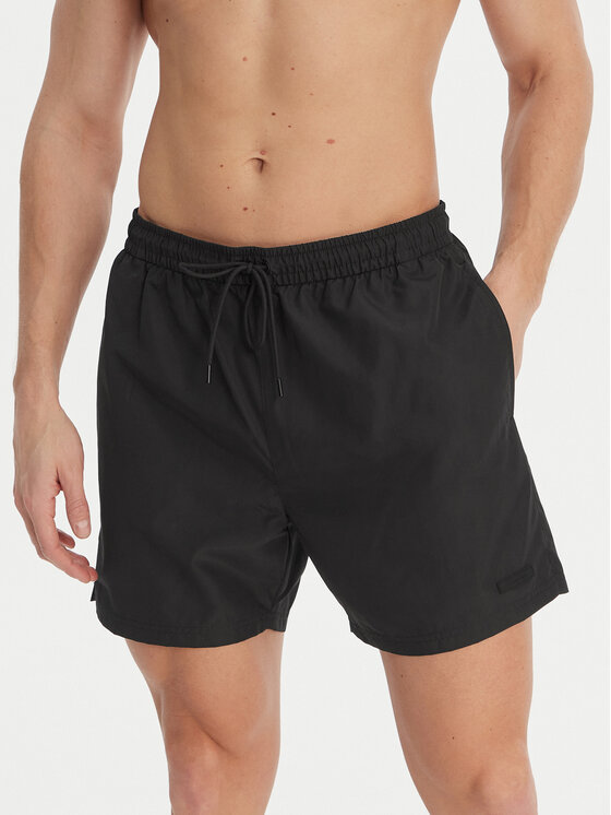 Calvin Klein Swimwear Szorty kąpielowe LV00N61027 Czarny Regular Fit