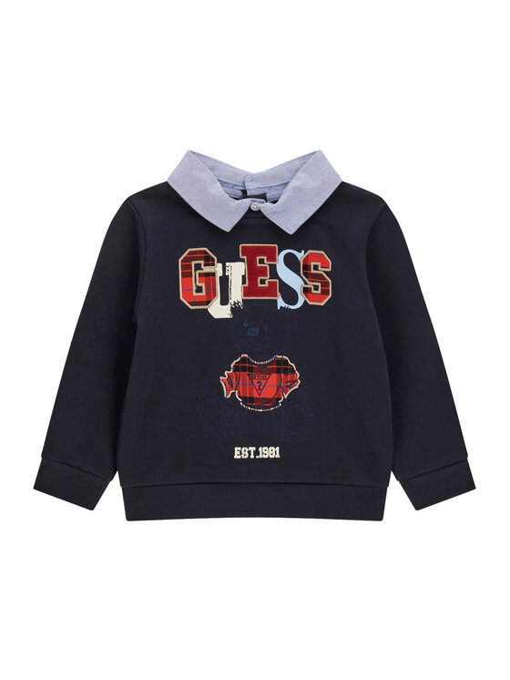 Guess Komplet dziecięcy N6BG01 K6105 Granatowy Regular Fit