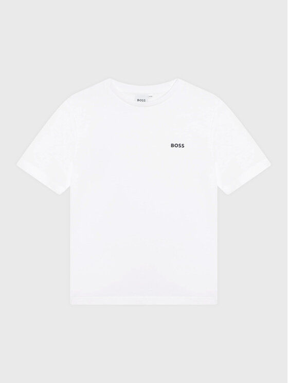 Boss T-Shirt J25P23 S Biały Regular Fit