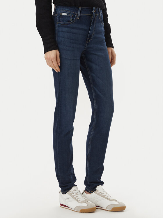 Guess Jeans Jeansy W5YA92 D7042 Niebieski Skinny Fit