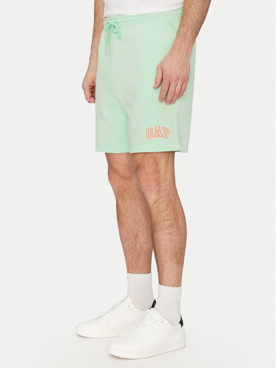 Gap Szorty sportowe 703989-01 Zielony Regular Fit