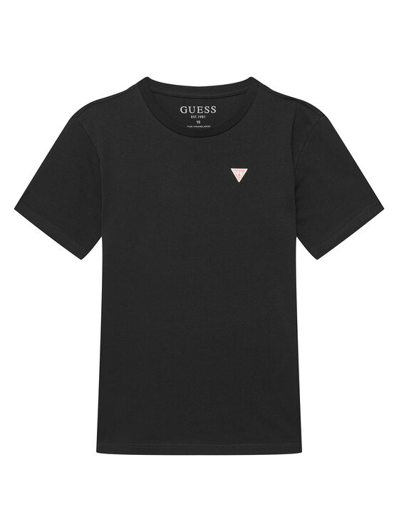 Guess T-Shirt L5YI38 K5M20 Czarny Regular Fit