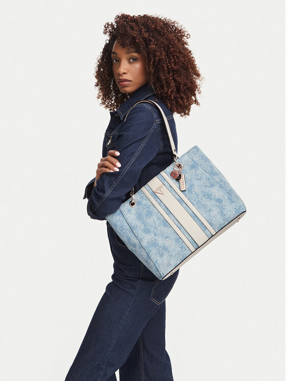 Guess Torebka Noelle II HWDL96 72250 Niebieski jasny
