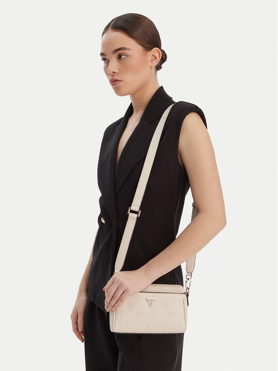 Guess Torebka Cresidia II Mini HWPD98 88720 Kremowy