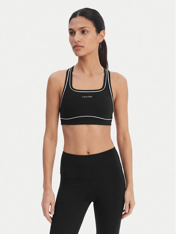Calvin Klein Performance Biustonosz sportowy Icon LVGWS6K349 Czarny