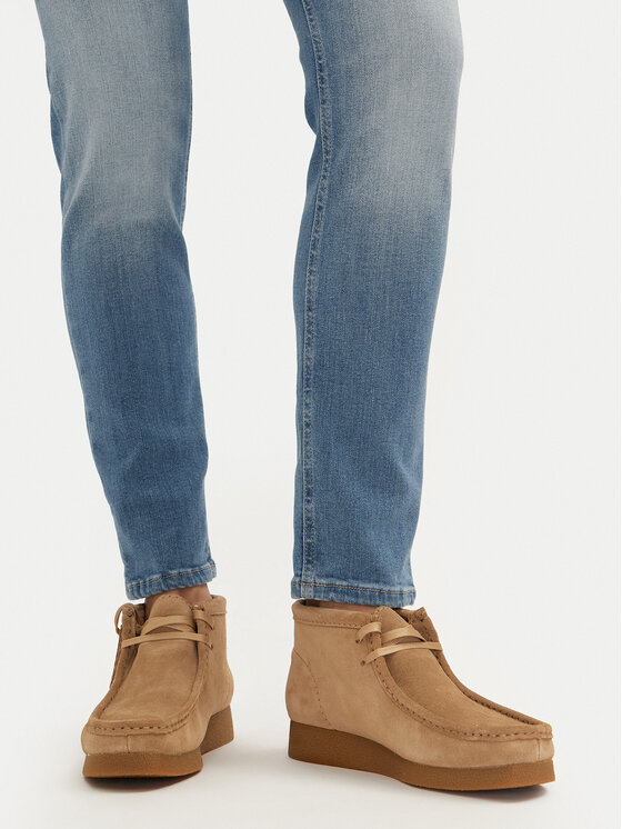 Clarks Trzewiki WallabeeEvoBt 261747444 Beżowy