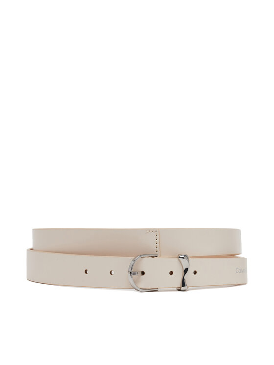 Calvin Klein Pasek Damski Ck Must Loop Belt 25Mm K60K613234 Biały