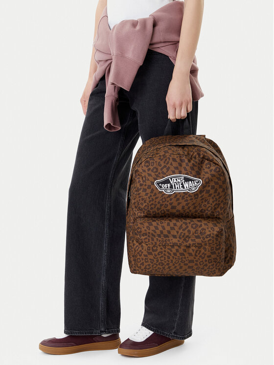 Vans Plecak C-Old Skool Classic Backpack VN000H4Y7UG1 Brązowy